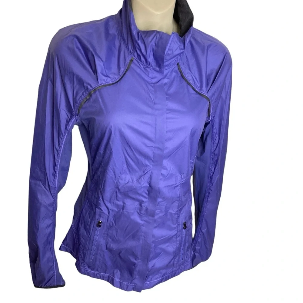 Lululemon Run Essential Jacket Purple Size 4 - Picture 3 of 9